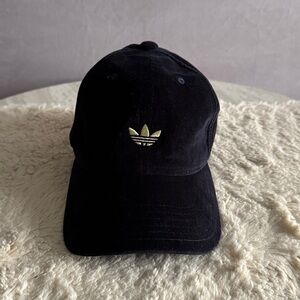 Adidas Women’s Velvet Navy Blue Cap with Gold Logo